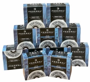 275 Rounds 12 Ga Federal 7.5 & 8 Shot Ammo In Boxes