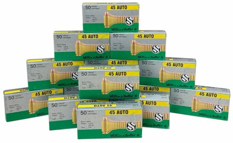 700 Rounds Sellier & Bellot .45 Auto in Case