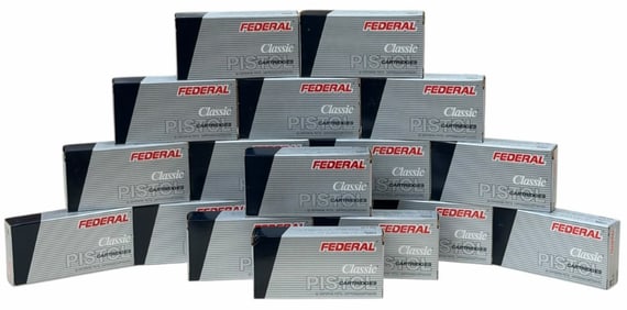 900 Rounds Federal Classic .40 S&W 155 Grain Ammo in Case