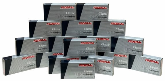 900 Rounds Federal Classic .40 S&W 155 Grain Ammo in Case