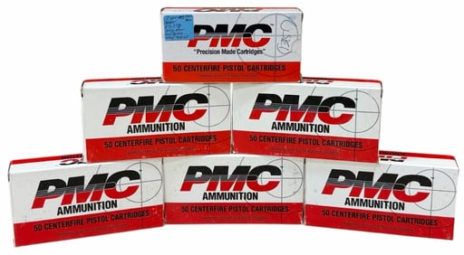 300 Rounds PMC 9mm Luger 115 Grain FMJ Ammo