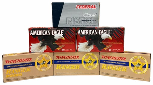 300 Rounds Winchester, American Eagle & Federal Classic 9mm Luger Ammo