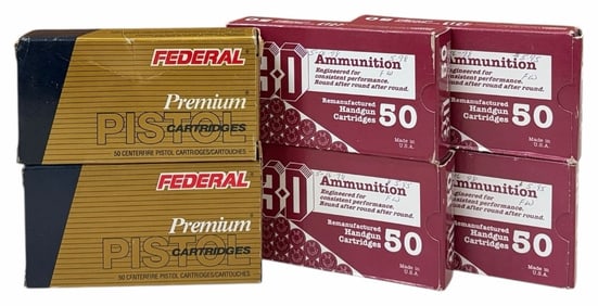 300 Rounds Federal Premium & 3D Ammunition 9mm Ammo in Boxes