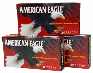 150 Reloaded Rounds 9mm American Eagle Ammo
