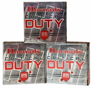 75 Rounds 9mm Luger Hornady Critical Duty Ammo NIB