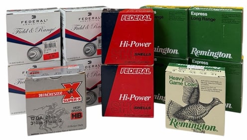 300 Rounds 12 Ga Remington, Federal & Winchester 4, 5, 6 & 7.5 Shot Ammo