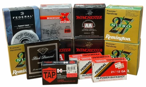 225 Rounds 12 Ga 7.5 & 8 Shot Ammo In Boxes