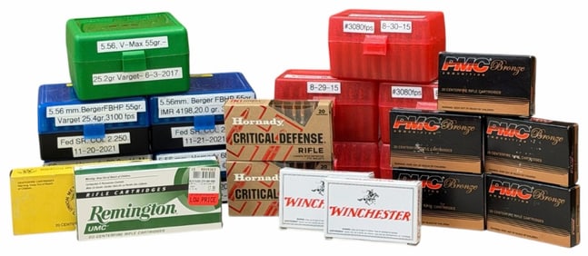 712 Reloaded Rounds 5.56mm In Cases