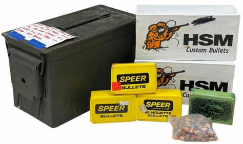 2,597 Reloaded Rounds 38 Special Bullets In Boxes And Ammo Can