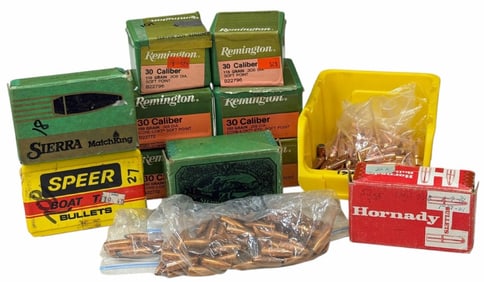 846 30 Caliber Remington, Sierra & Speer Bullets