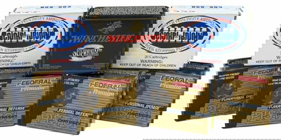 175 Rounds Cor Bon, Winchester, and Federal Personal Defense ammo in 40 S&W