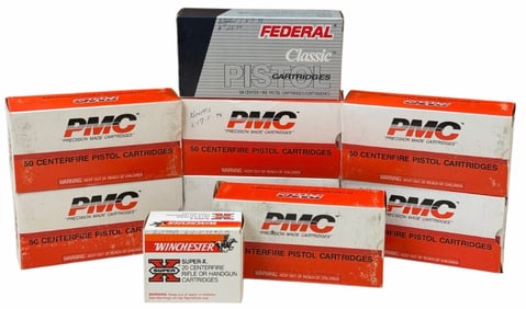 420 Rounds of PMC, Winchester, and Federal Pistol Ammo in 41 Rem. Mag