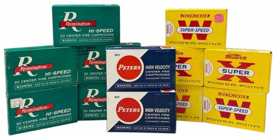 228 Reloaded Rounds Remington, Peters & Western 30-06 Rifle Ammo in Boxes