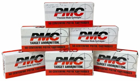 300 Rounds PMC .45 Auto Ammo in Boxes