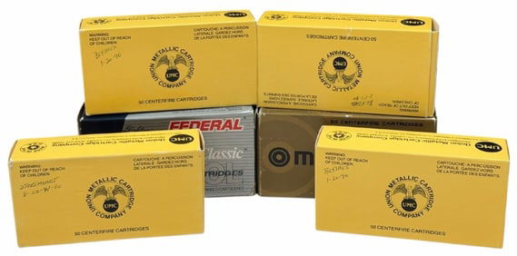 300 Rounds Factory & Reloaded Remington, Magtech and Federal .38 Spl & Super Ammo