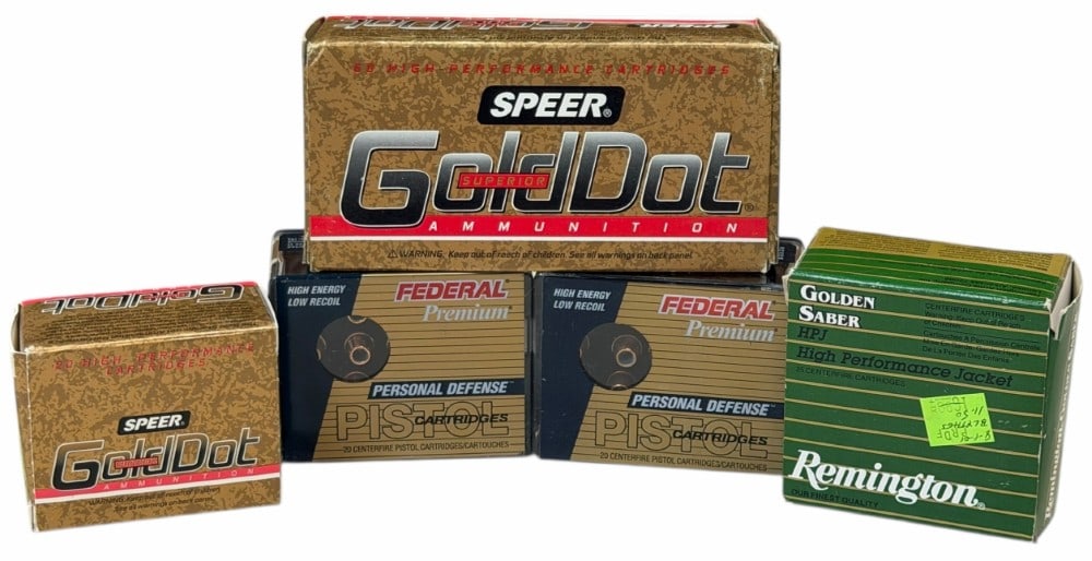 135 Rounds Federal Personal Defense, Speer and Remington .38 Special: 135 Rounds Federal Personal Defense, Speer and Remington .38 Special .? 2 boxes of Speer gold dot 38 special 125 grain.? 2 boxes of Federal personal defense 38 special.? 1 box of Remington golden sabe