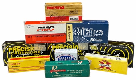 250 Reloaded Rounds .44 Special & Magnum Rifle Ammo in Boxes