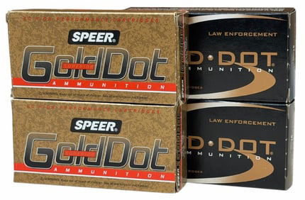 100 Rounds Speer Gold Dot .357 Sig Pistol Ammo
