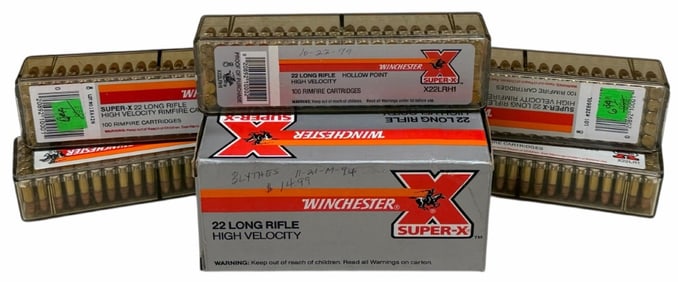 1000 Rounds Winchester 22 LR Ammunition