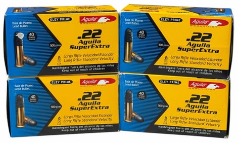 2000 Rounds Aguila 22 super Extra