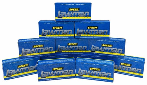 600 Reloaded Rounds Speer Lawman  .357 Sig  Ammo in Boxes