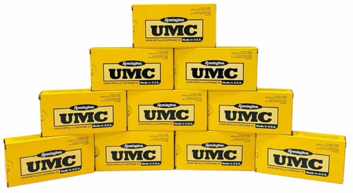 200 Rounds Remington UMC 9mm Luger in Case