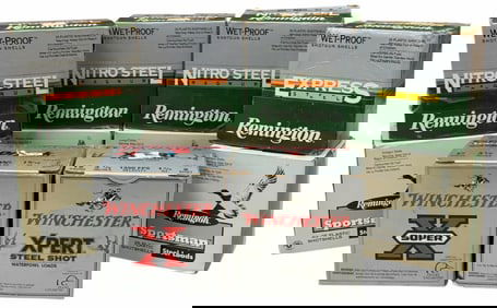 248 Rounds Winchester & Remington .12 Ga Steel Shot Ammo