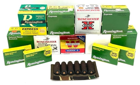 251 Rounds Remington & Winchester .12 Ga 00 Buck and 7.5 Shot