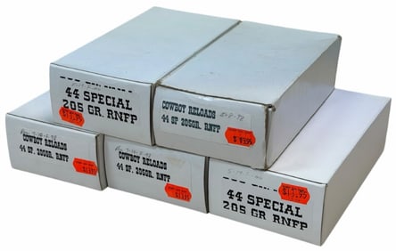 250 Reloaded Rounds .44 Special Cowboy Reloads