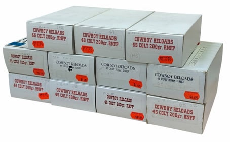 530 Reloaded Rounds .45 Colt Cowboy Reloads