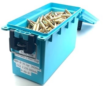 549 Reloaded Rounds Hornady Z Max 5.56mm Rifle Ammo In Case