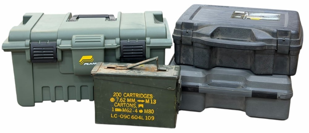 50 Rounds 30 Caliber Rifle Ammo with Plano Firearm Storage Containers (1 of 6)