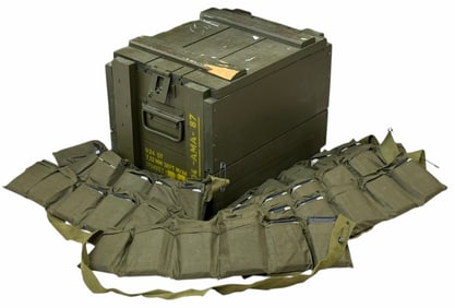 288 Rounds 7.62 x 48 mm Danish Rifle Ammo in Wooden Crate