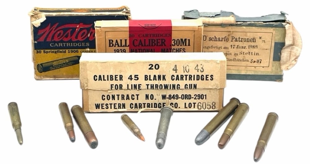 61 Reloaded & Factory American and German Rifle Ammo (1 of 8)