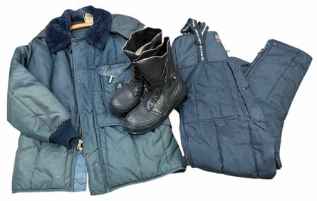 Military Extreme Cold Mickey Mouse Boots with Coat & Pants