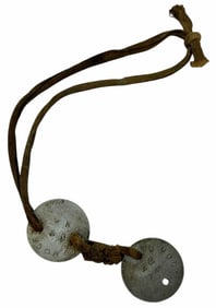 WWI US Soldier's Dog Tag W.D. Mock