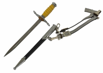 East German DDR Cold War Honor Dagger with Hangers