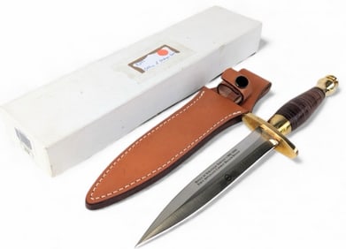 Ltd Japan Made Boker Applegate OSS First Combat Knife w/ Sheath & Box