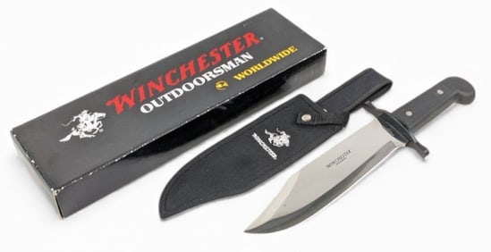 NIB Winchester W40 Bowie Knife w/ Sheath