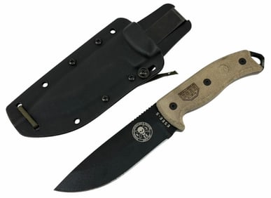 ESEE-5 Survival Fixed Blade Knife With Hard Plastic Sheath