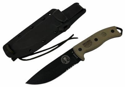 ESEE-5 Survival Fixed Blade Knife With Hard Plastic Sheath