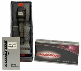 Pair of Sure Fire M3 Combat Light & 6P-BK Flashlight NIB