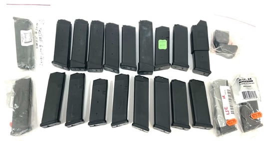 Collection of Glock .9mm & 357 Caliber Pistol Magazine Collection