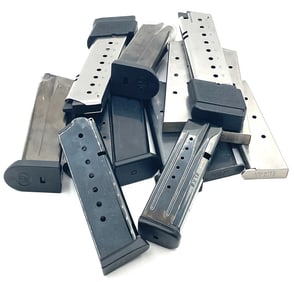 Group of S&W, FN, Steyer, CZ, 1911 & Tristar 9mm and 45 ACP Magazines