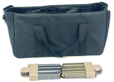 40 Reloaded .223 Caliber Rounds in Colt Magazines with Mag Case