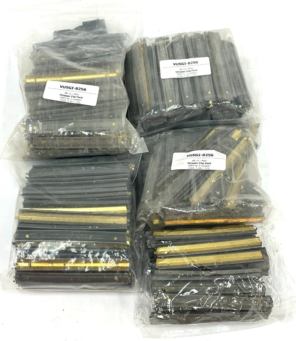 317 Stripper Clips .223 Caliber in Packages: 317 Stripper Clips .223 Caliber in Packages.? The stripper clips are in very nice to like new condition.? The clips are for a 223 rifle round.?