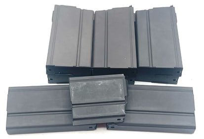 Group of M14 308 Caliber Rifle Ammo Magazines