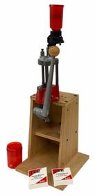 Lee Precision 4 Station Turret Press with Wooden Stand