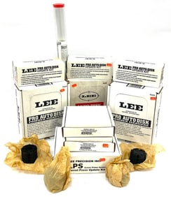 Lee Old Stock Bullet Feed, Powder Measure, Primer Feed, and Charge Bars