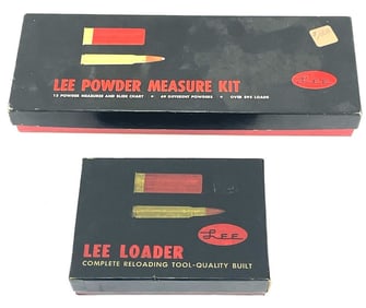 Vintage LEE LOADER and LEE POWDER MEASURE KIT in Boxes